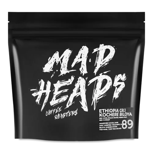 Кава Зерно Mad Heads, Ефіопія Кочере Білоя, В/Ґ, 250г