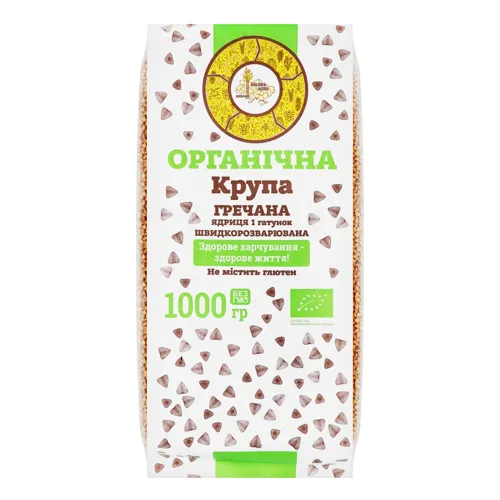 Крупа гречана швидкорозварювана органічна Галекс-Агро м/у 1000г
