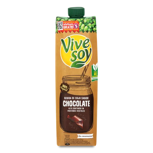 Напій Соєвий Шоколадний Vive Soy Термінально Оброблений, т/п 1л