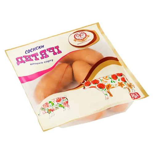 Сосиски Фарро Дитячі вищий ґатунок натуральна оболонка