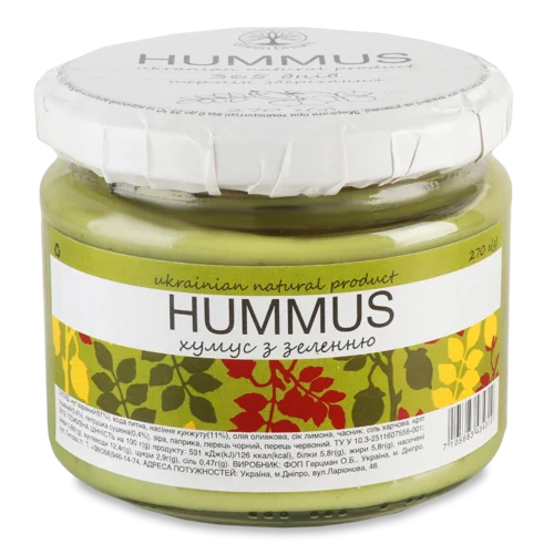 Хумус Зеленню, С/Б, 270 Г