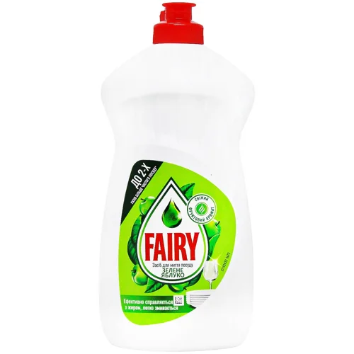 Засіб для миття посуду Fairy Зелене яблуко 500мл