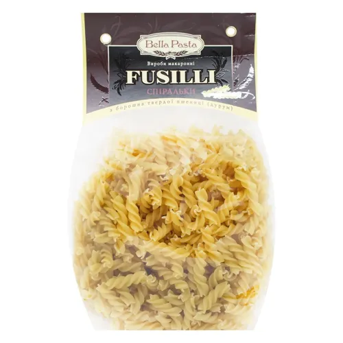 Макаронні вироби Bella Pasta Fusilli спіральки 400г