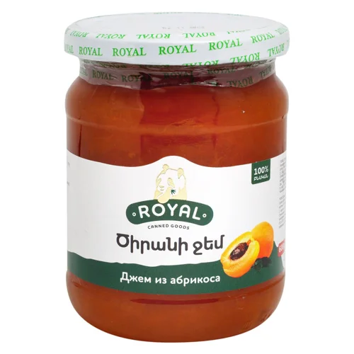 Джем Royal абрикосовий 600г