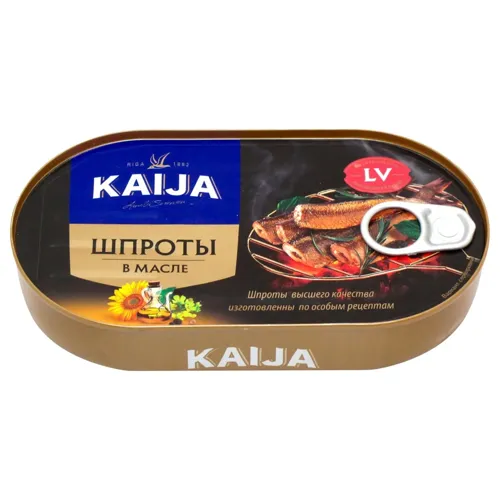 Шпроти Kaija в олії 190г