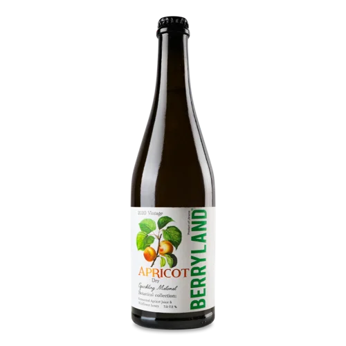 Мед Питний Сухий Ігристий Абрикосовий, в/ґ, 0.75л, 7-7.5%