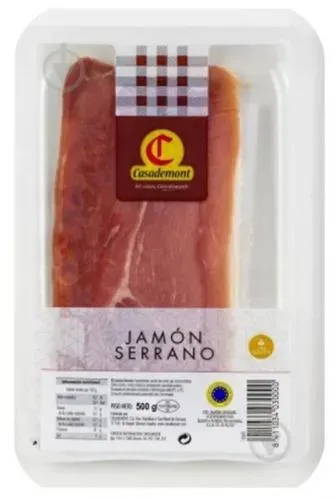 Шинка натуральна Jamon serrano Casademont, 500г