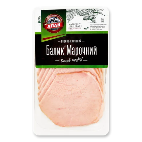 Балык Нарізка Марочний Варено-Копчене Алан в/к в/ґ, кг