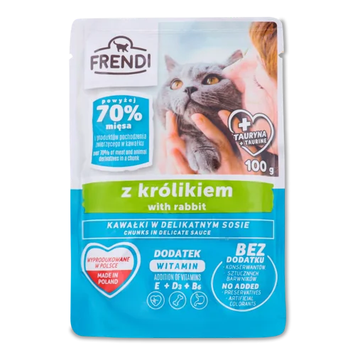 Корм Для Котів З Кроликом Frendi В/ґ 100г