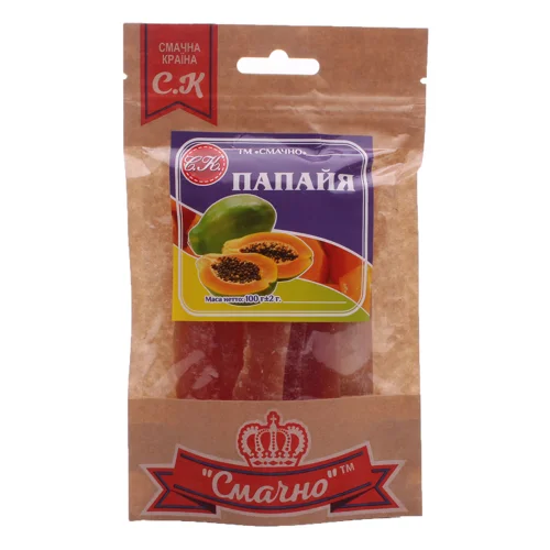 Папайя Смачно сушена,100г