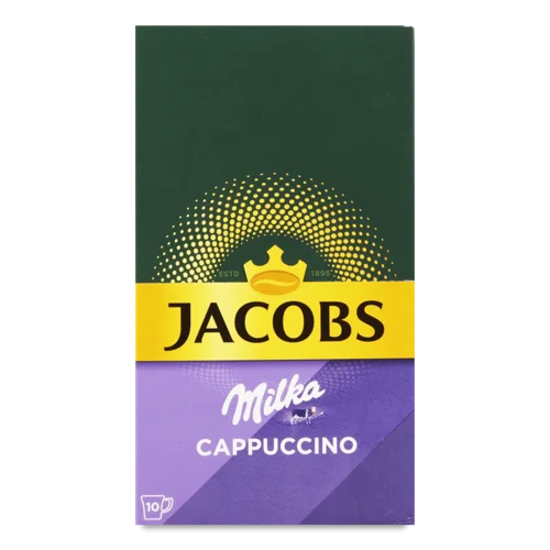 Напій Кавовий Розчинний З Какао Milka Cappuccino, к/у 10х18г