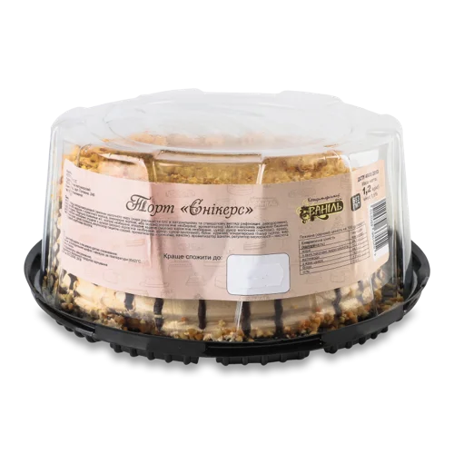 Торт Снікерс Ваніль, В/ґ, П/к, 1.2кг