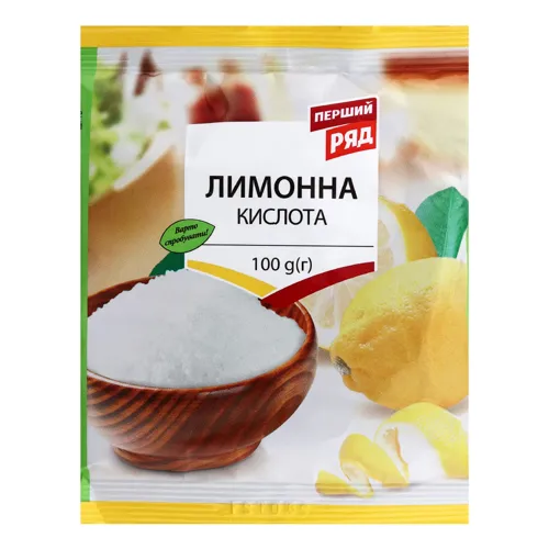 Кислота лимонна Перший ряд м/у 100г