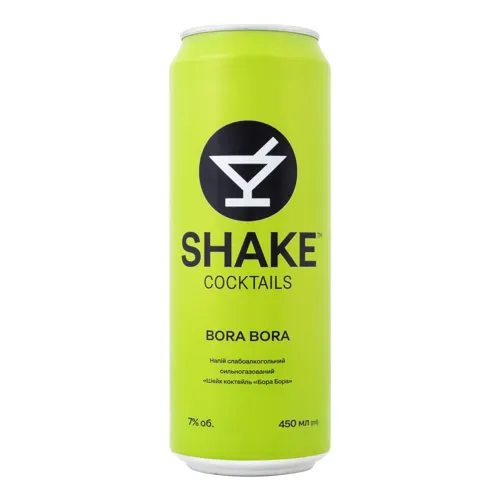 Напій слабоалкогольний Bora Bora Shake 450мл 7% сильногазований