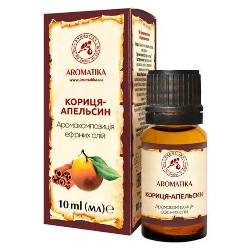 Аромокомпозиція Ароматика кориця-апельсин 10мл