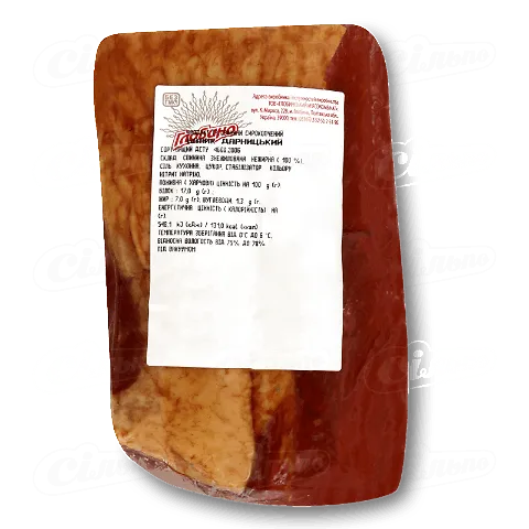 Балик «Дарницький» «Глобинський МК» сиров'ялений, кг