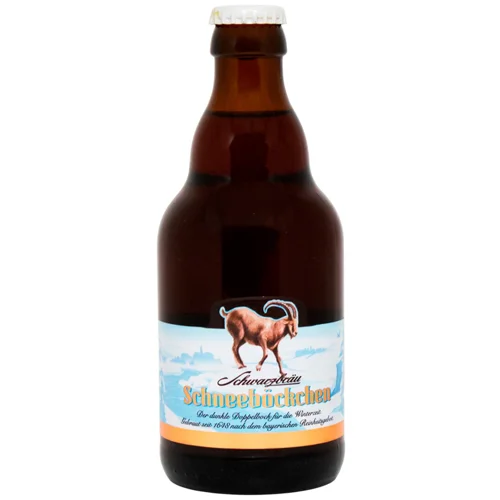 Пиво Schwarzbrau Schneebockchen світле фільтроване 8,1% 0,33л