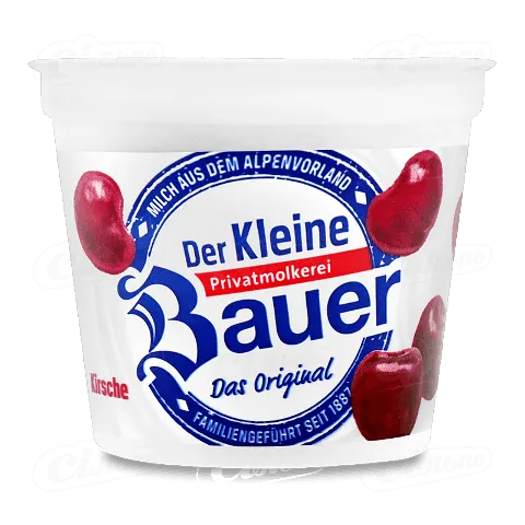 Йогурт Bauer Der Kleine з вишнею 3,5%, 125г