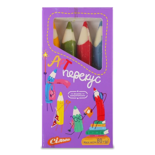 Шоколадні Фігурки Набір Олівців, 100г