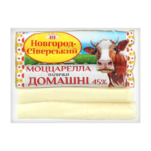 Сир 45% м'який палички домашні Моцарелла Новгород-Сіверський кг