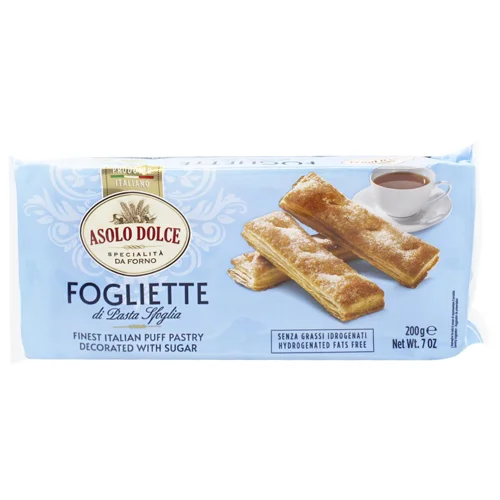 Печиво Asolo Dolce листкове посипане цукром 200г