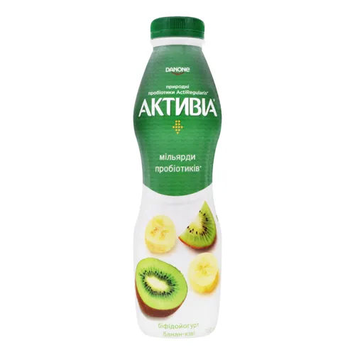 Біфідойогурт 1.5% Банан-ківі Активіа 550г