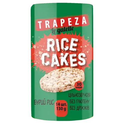 Галети Trapeza рисові 130г