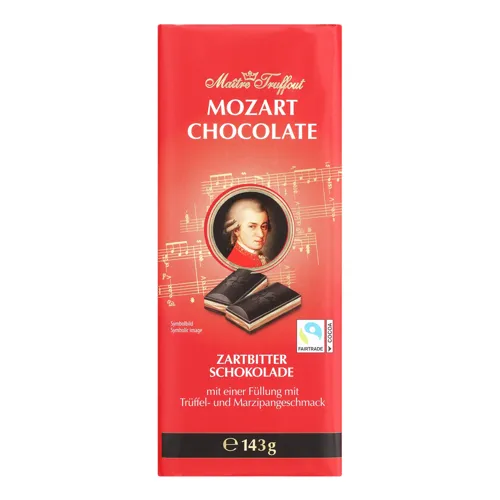 Шоколад темний Mozart Maitre Truffout м/у 143г