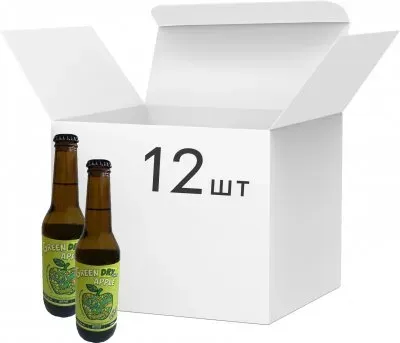 Сидр Holiday Brewery Зелене Яблуко сухий 6% 0,33л