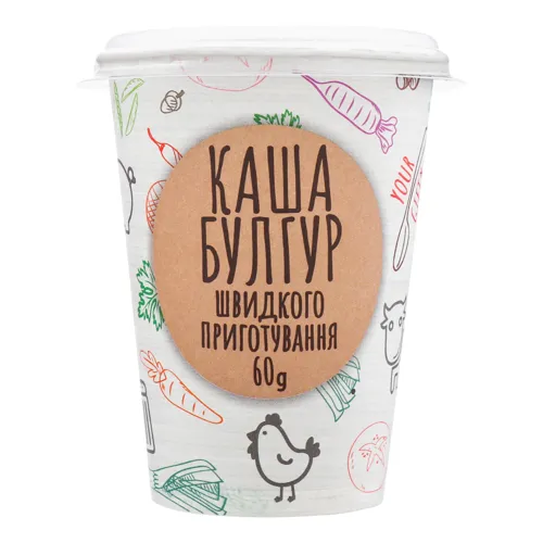 Каша швидкого приготування з куркою і овочами Булгур Akura 60г