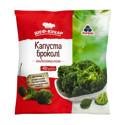 Капуста броколі швидкозаморожена Рудь м/у 400г