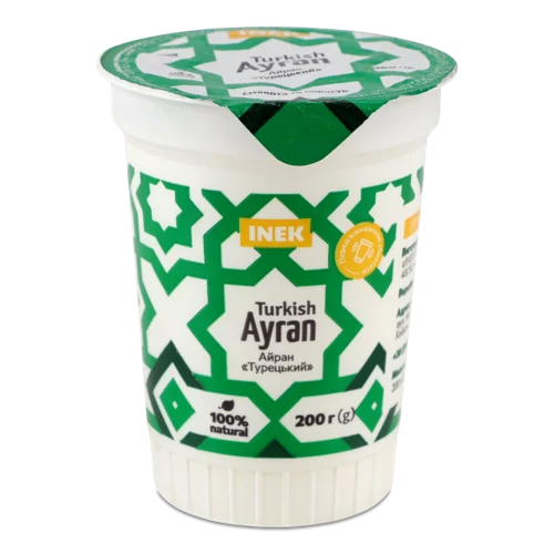 Айран Вищого Ґатунку Турецький Inek 1.8%, 200г