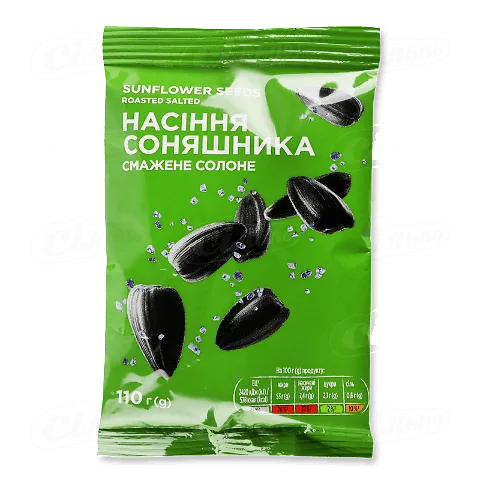 Насіння соняшника «Премія»® смажене солоне, 110г