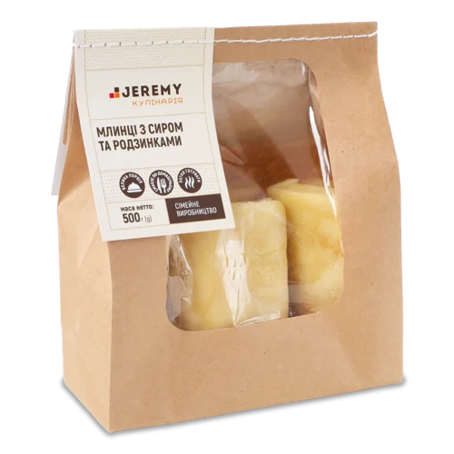 Млинці З Сиром Та Родзинками, в/ґ, 500г