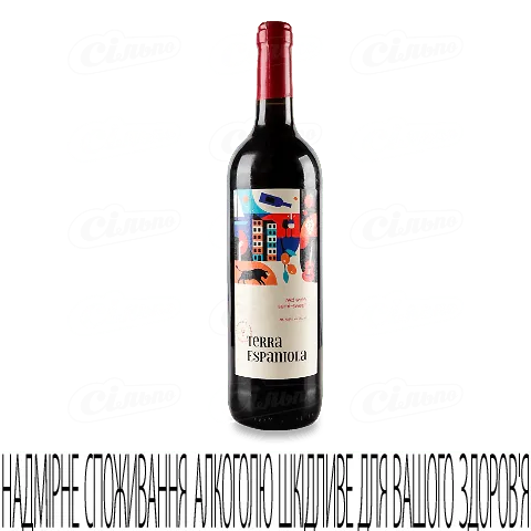 Вино Terra Espaniola червоне напівсолодке, 0,75л
