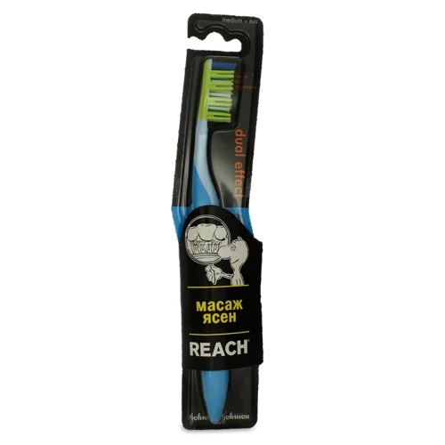 Зубна Щітка Середньої Жорсткості Dual Effect Reach, 1шт