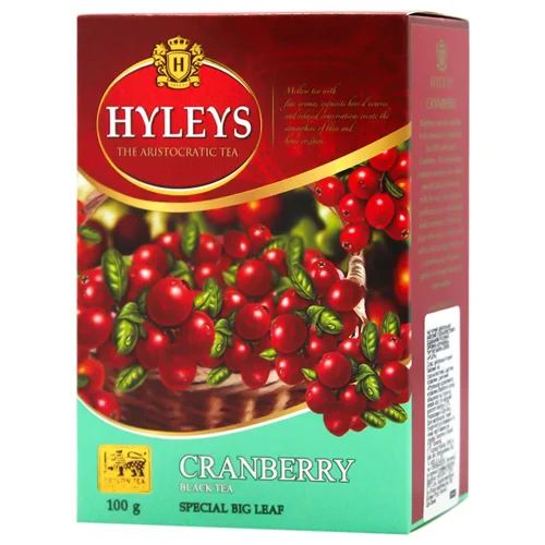  Чай Hyleys Журавлина цейлонський чорний 100г