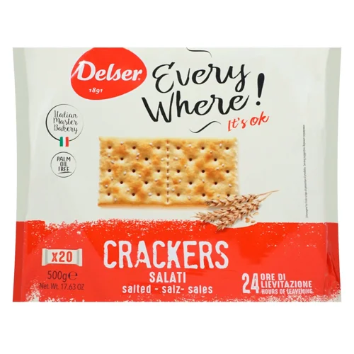 Крекери Delser солоні 500г