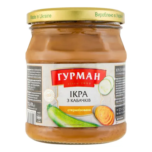 Ікра з кабачків Гурман с/б 470г