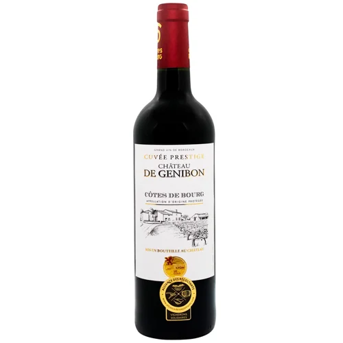 Вино Chateau De Genibon Cuvee Prestige червоне сухе 14,5% 0,75л