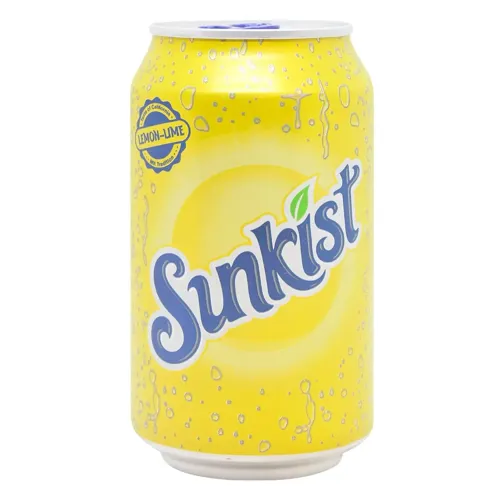 Напій газований Sunkist Лимон-лайм 0,33л