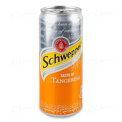 Напій газований Schweppes Tangerine 0,33л