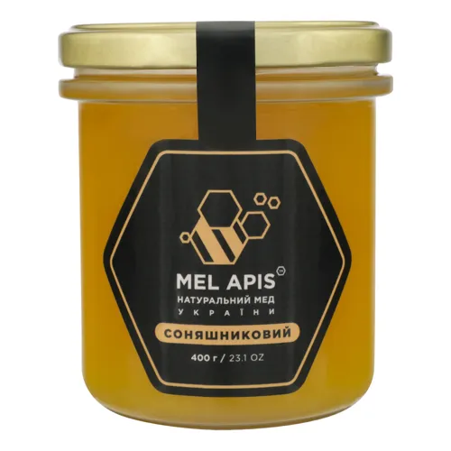 Мед соняшниковий натуральний Mel Apis с/б 400г