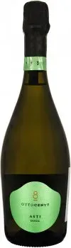 Вино ігристе 800 Ottocento Asti DOCG біле солодке 0.75л 7.5%