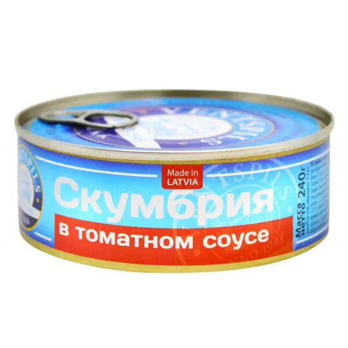 Скумбрія Ventspils в томатному соусі 240г