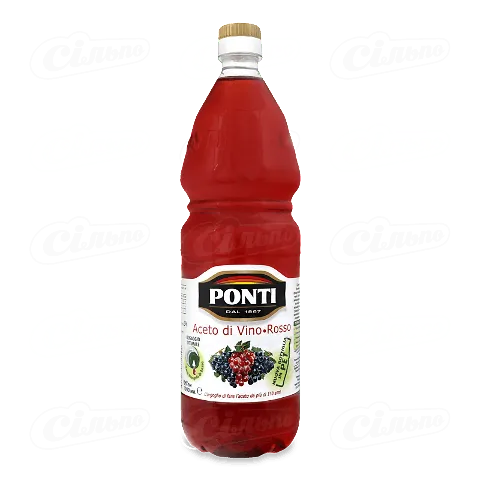 Оцет Ponti з червоного вина, 1л