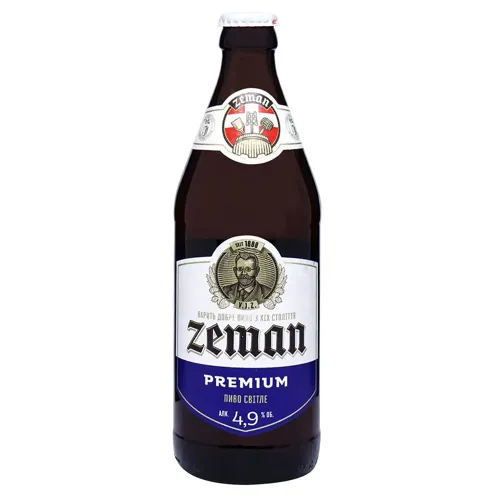 Пиво Zeman Premium світле 4,9% 0,5л
