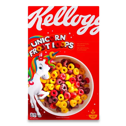 Сніданок готовий Kellogg`s Froot Loops сухий,375г