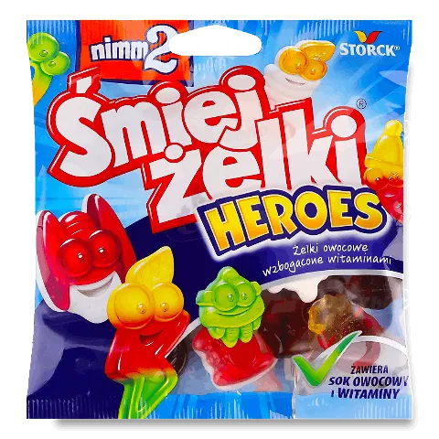 Мармелад жувальний Nimm2 Герої збагачений вітамінами, 90г