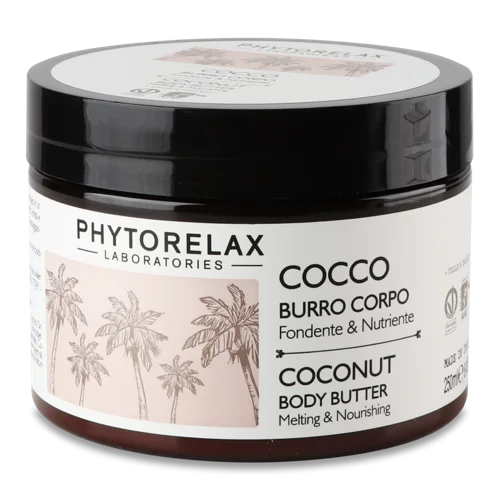 Крем-масло Для Тіла Поживне Та Пом'якшуюче Coconut Vegan&Organic Phytorelax, 250мл